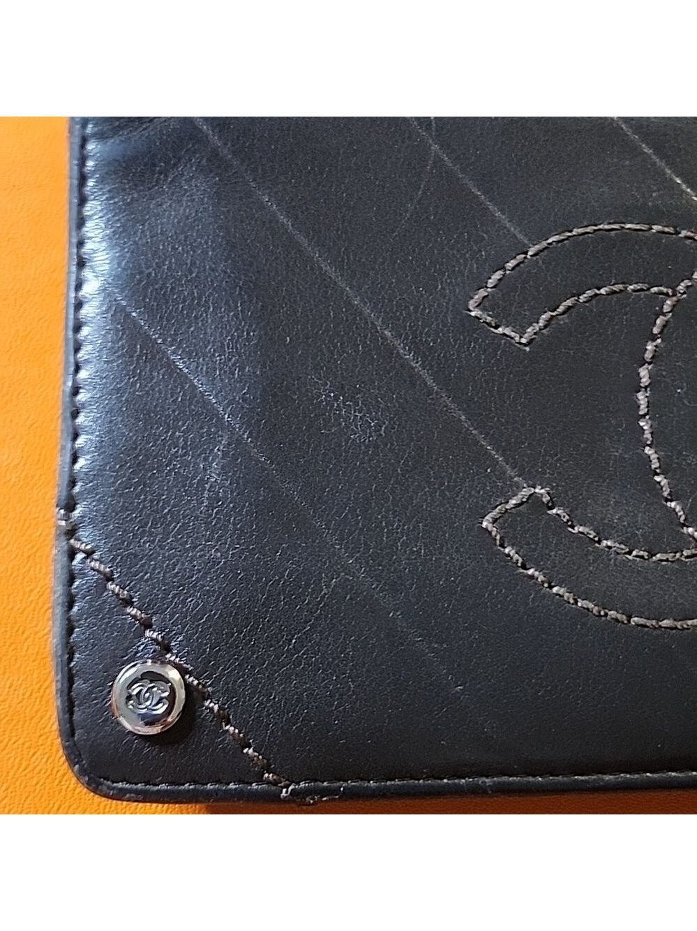Chanel #7 🌟 Bifold Long wallet converted to Crossbody chain purse - Picture 5 of 13